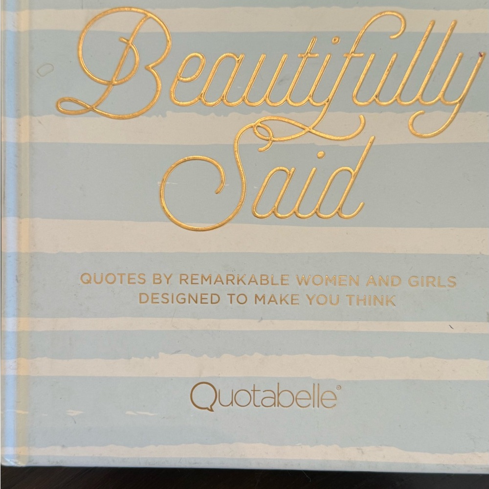 Beautifully Said Book